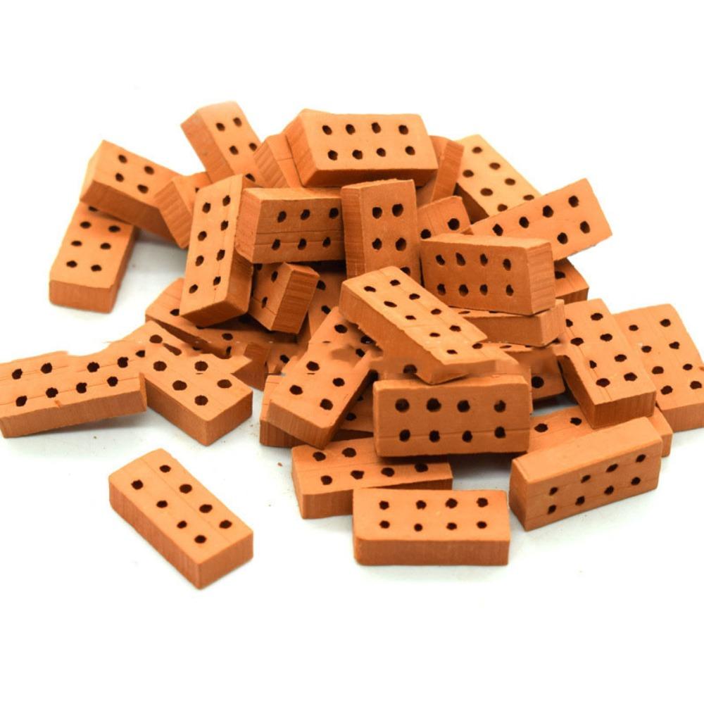 Durable Real Mini Bricks Model Small Simulation Mini Brick Model  Dollhouse Accessories