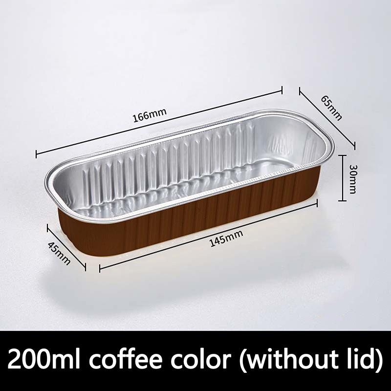 10 шт. Мини-формы для кексов с/без крышек, прямоугольные алюминиевые формы для выпечки, многоразовые мини-контейнеры для хлеба, формы для маффинов