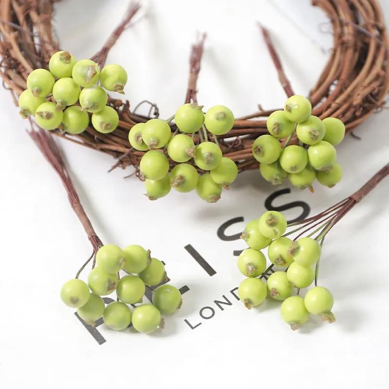 1/3 шт. Букет из рождественских ягод из пенопласта с голубикой, искусственный цветок, DIY украшение для венка для дома, свадебное украшение, подарок в коробке для конфет