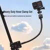 Lazy Support Universal Gooseneck Phone Holder: Portable Clip Stand for Bedside or Desktop Live Streaming