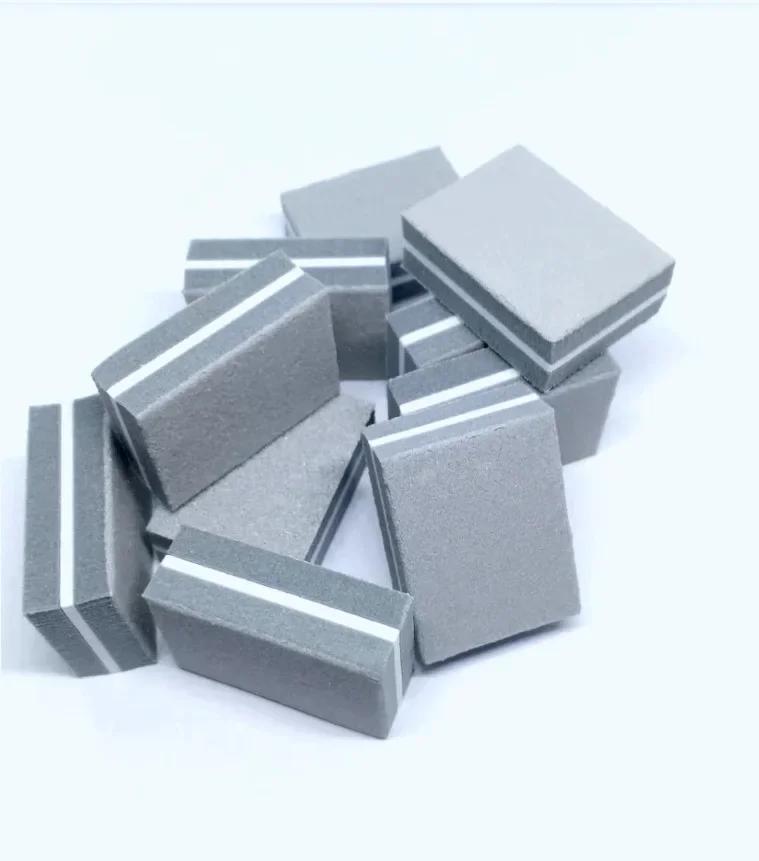 50pcs lot Mini Nail File Blocks Colorful Sponge Nail Polish Sanding Buffer Strips Double-sided Nail Polishing Manicure Buffers