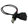 A-Male To 2 A-Female USB2.0 Power Adapter Power Cord Y Cable USB Extension Data Cables Y Splitter