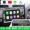 Беспроводной CarPlay Android Auto совместим с Volkswagen Golf Skoda Seat Octavia MIB 2012-2020 Mirror-Link