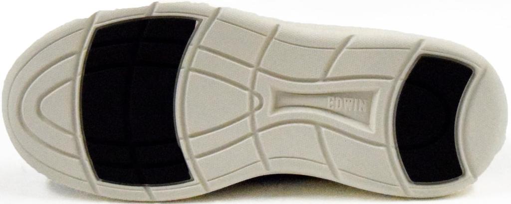 Широкие пушистые см 3E [Edwin] Кроссовки, Стильные, Простые, Повседневные, Легкие, 3, Амортизирующие, Эластичные, Мужские, Черные, 25.0