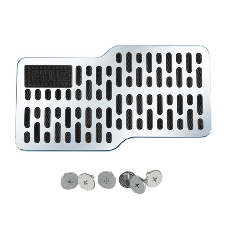 Robusts Steel Car Pedal Enhancements Wear Resistant Pedal Covers Simple Installs for Elevated Aesthetics & Driver Safety