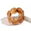 Round Spliced Elastic Rope Bracelets for Women European and American Fashion Simple Acrylic Bracelet Personalized Hand Jewelry