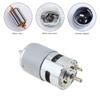 795 DC Motor 12V / 24V Double Output Shaft Micro Motor with Double Ball Bearing for Power Tools DIY Toys Electronic Component Motor