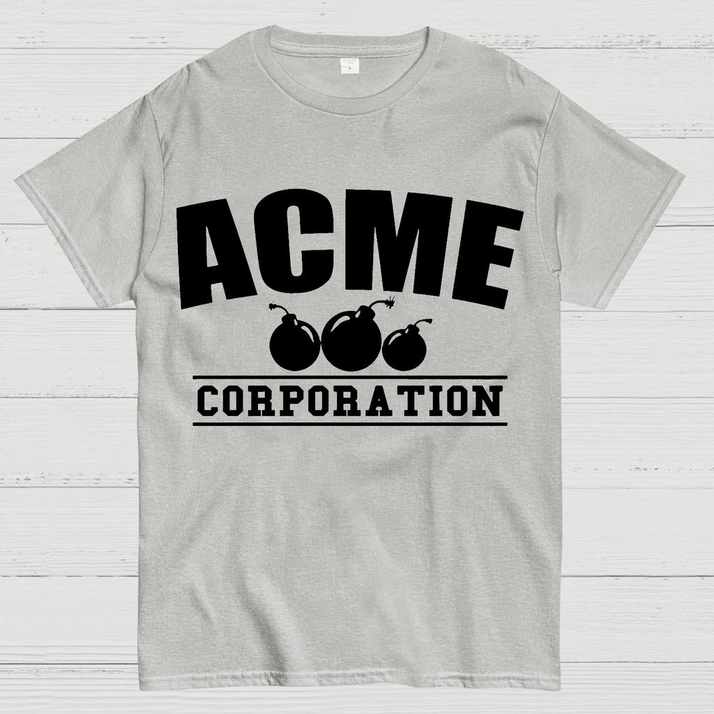 ACME Corporation Adults 100% Cotton Summer Casual Cool Loose T-Shirt