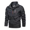 New Spring and Autumn Large Size Jacket Men's Windproof and Waterproof Outdoor Hooded Jacket Men's Jacket