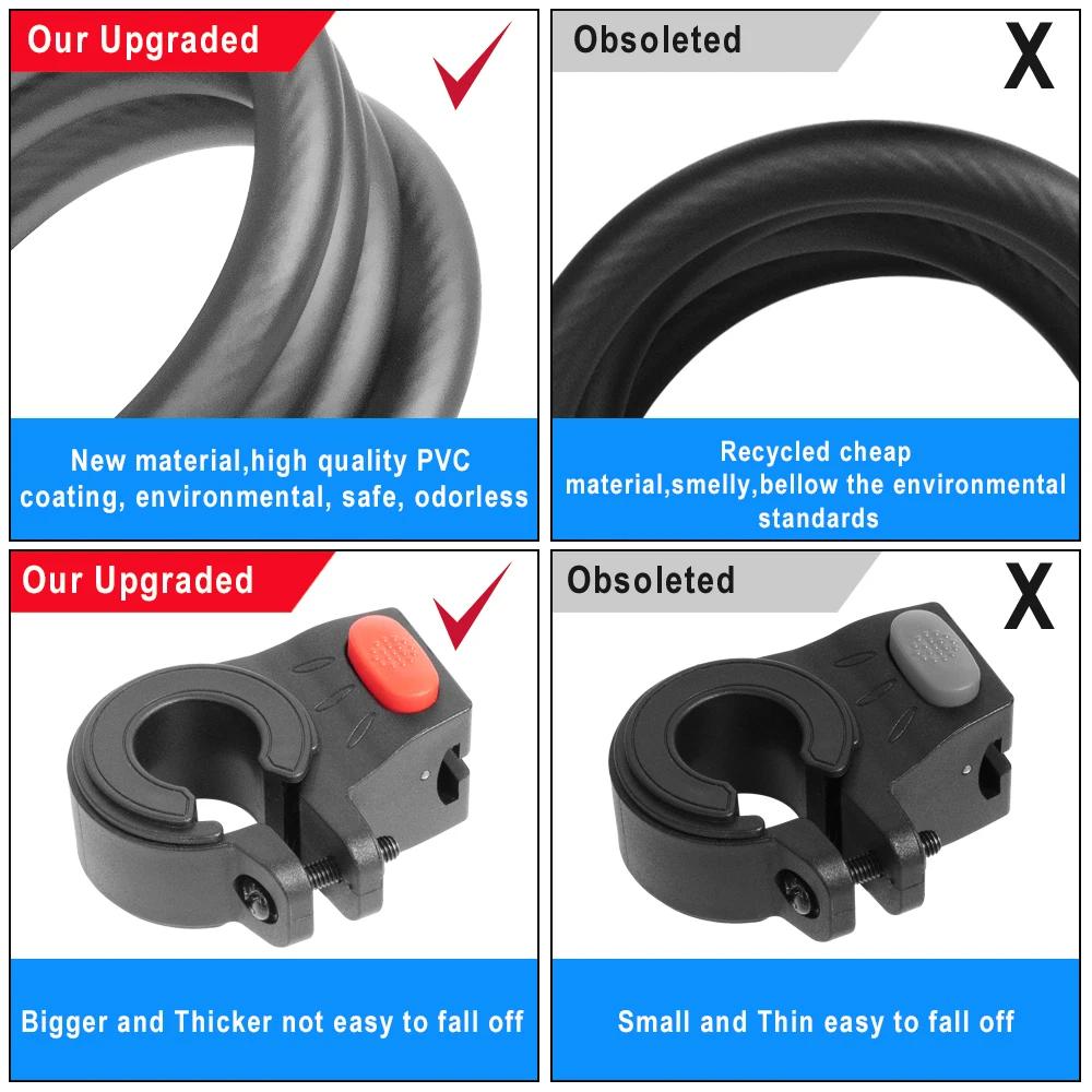 Anti-Theft Ideal Locks 4 Digit Code KickScooter Password Lock for Segway Ninebot ZT3 G2 G30 F2 E2 Electric Scooter Parts