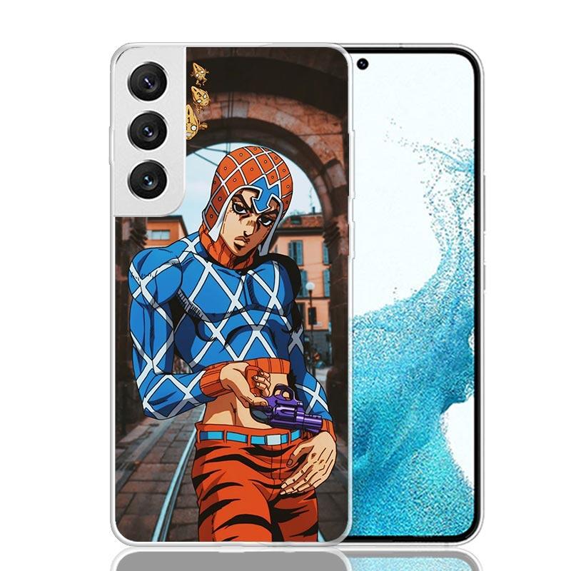 Чехол для телефона JoJo Adventure Guido Mista для Samsung Galaxy S26 S25 Edge S24 S23 FE S22 Ultra S21 Plus S20 + Fundas Cover Coque Gal