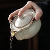Ru Kiln Beige Teapot with One Cup
