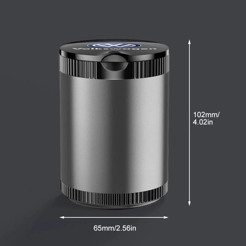 2025 Hot New Car Cigarette Ashtray Cup With Lid With LED Light Portable For Volkswagen VW R Line Golf MK4 MK5 MK6 MK7 MK8 Car Ac
