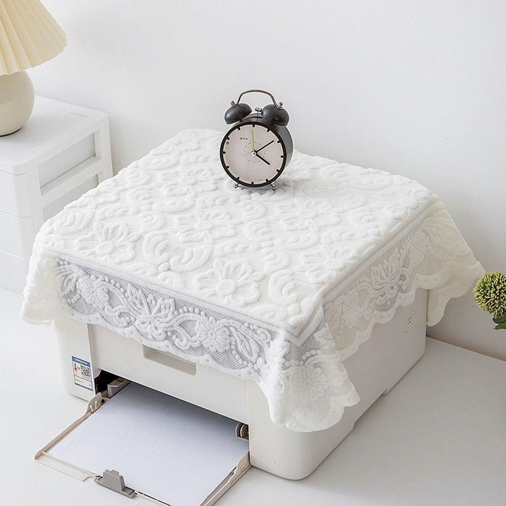 1Pcs 60x60cm Fax Machine Dustproof Cover Universal Rice Cooker Protector  Kitchen Office Supply