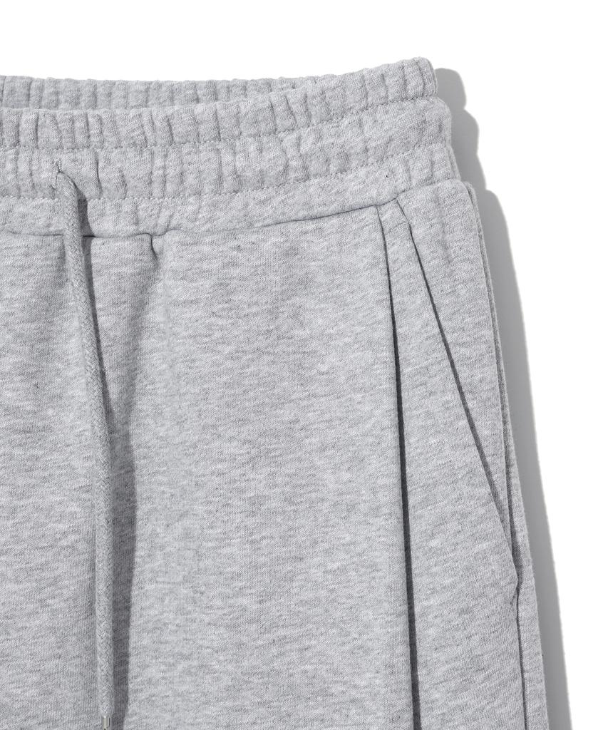 DISTN9NE Side-Tuck Wide Sweatpants Lq6Pu187_Melange Grey