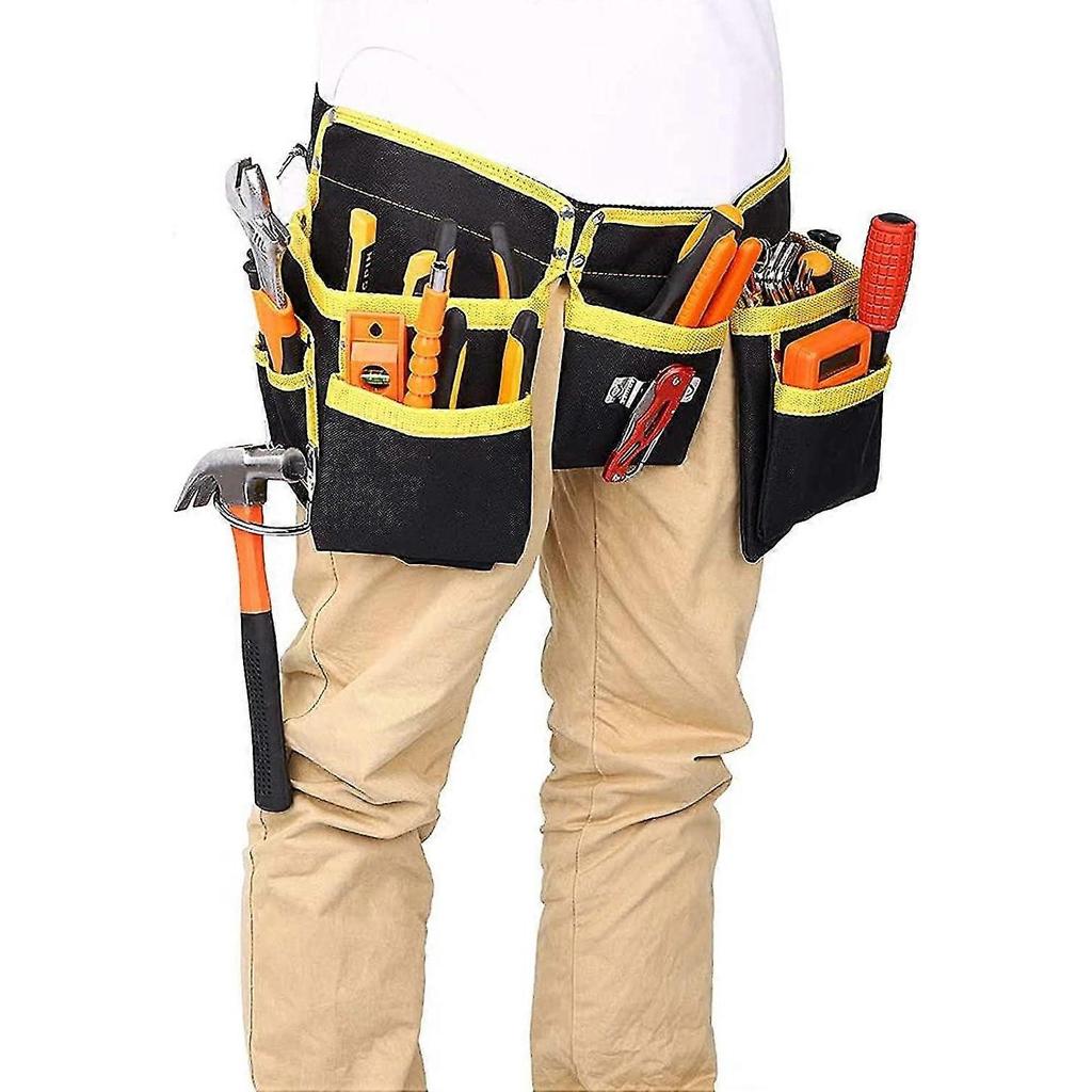 Tool Belt Pouch Apron,Oxford Waterproof Professional Tools Belt Bag, Multifunction Storage Organiser - DD0