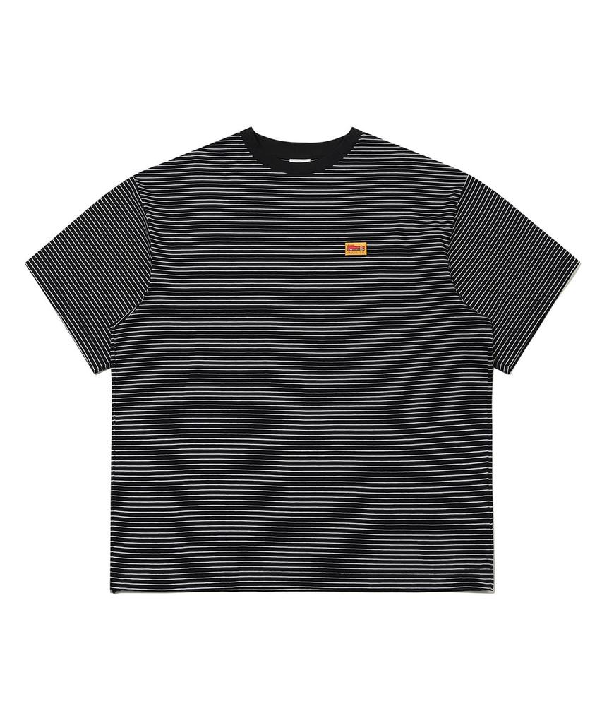 KODAK Cotton Striped Short Sleeve T-Shirt Black
