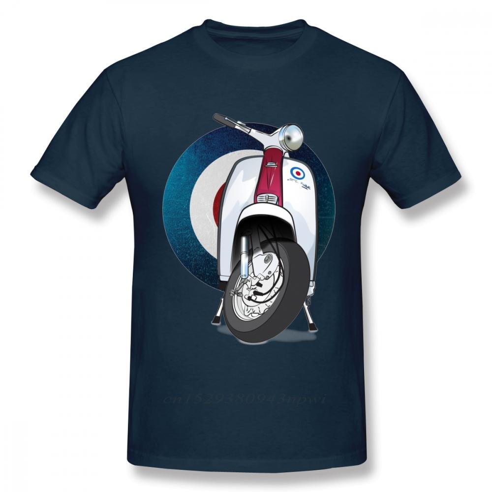 Awesome Target Logo T Shirt Italy Scooter Tee Shirt Unisex Vintage Motocycle Graphic Tshirt Big Size