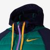 Nike Мужская утепленная куртка-тренер Therma FZ Синий/Зеленый Мужская BV6299-498