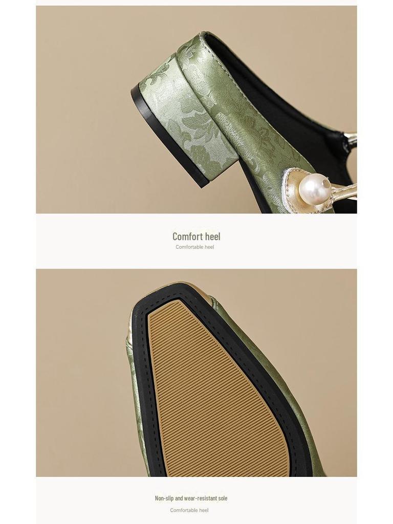 Weiwei Girl 958-3 French-Style Women's Summer Single-Strap Sandals