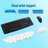 Cloud Memory Foam Wrist Rest for Mechanical Keyboards - Anti-Slip Desktop Support Pad for Office Typing