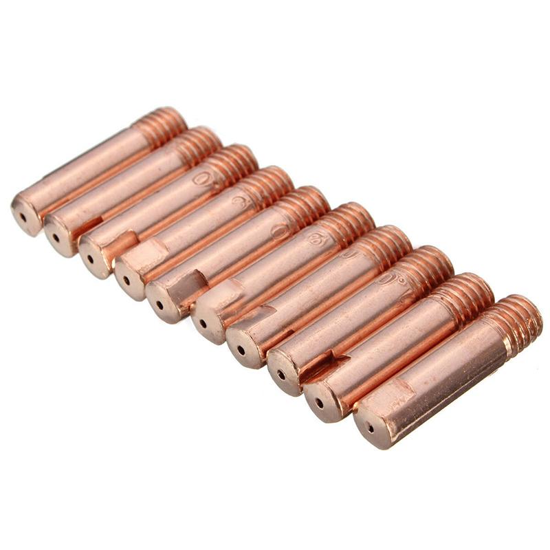 10 X MB-15AK MIG/MAG M6 сварочная горелка сварочный аппарат контактные наконечники газовое сопло золото Великобритания