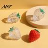 Fruit Squeeze Toy Strawberry Grape Stress Relief Toy, Realistic Sensory Anxiety Relieving Office Desk for Kids Adults