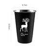 3 Styles Stainless Steel Beer Milk Mugs for Tea Coffee Cold Drink Cups Portable Juice Drinking Tumbler Household Bar Accessories