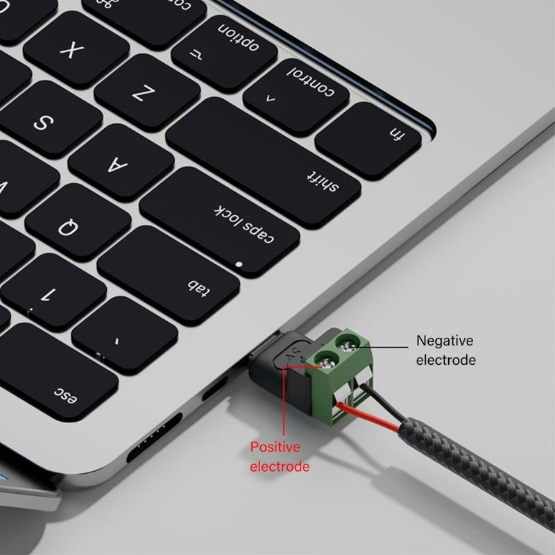 Адаптер Micro USB на безпаечные 2-контактные клеммы для зарядки 5V3A телефонов, планшетов, вентилятора, лампы. Micro USB Male на 2-контактные клеммы