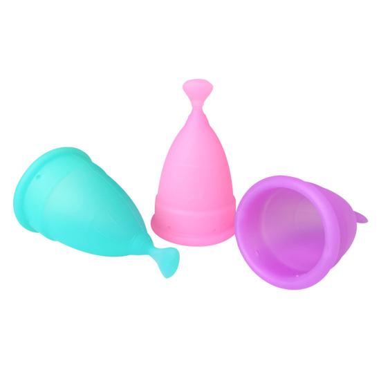 Period Cup Non-slip Prevent Gynecological Diseases No Side Effects Foldable Design Washable Physical Leakproof Reusable Women Period Menstruation