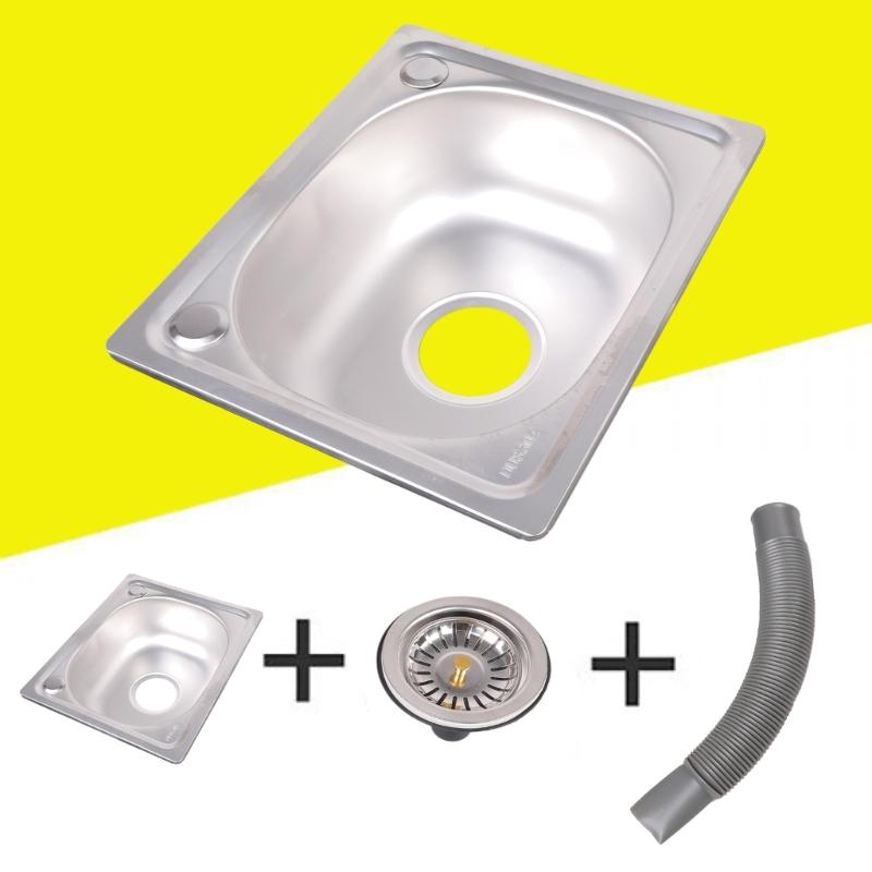 Квадратные кухонные раковины из нержавеющей стали, мойка для посуды, раковина для мытья рук в ванной, раковина с одной чашей, раковина для мытья посуды