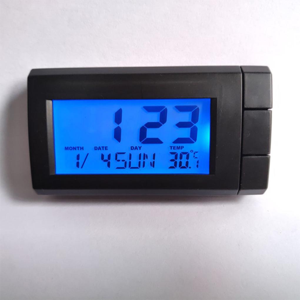ABS Автоматические цифровые часы Дата Дисплей Прямоугольные Батарейки Питание Самоклеящиеся Приборная Панель Главная Автомобильные Часы Автомобильные Сигнализации