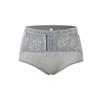 Mid Waist Postpartum Body Shapers Lace Flower Slimming Buckle Shapers Butt Lifter Briefs  Female