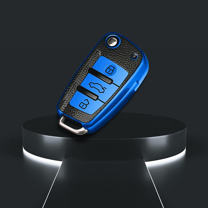 Чехол для автомобильного пульта дистанционного управления из ТПУ, чехол-держатель для A4 B7 A6 C6 4f 8v A3 8p A1 A3, бесключевые аксессуары