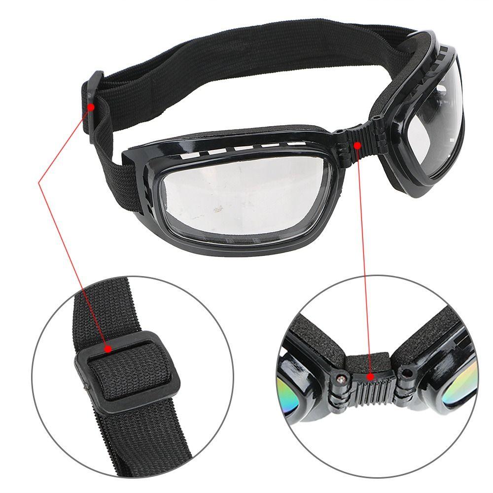 Foldable Cycling Glasses Vintage Motorcycle Glasses Sports Goggles Snowboard Goggles Riding