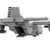 MOC-32872 C-130 Scale 1:125 Transport Aircraft Model Building Bricks War Equipment Modular Technology Gift Holiday Assemble Toys