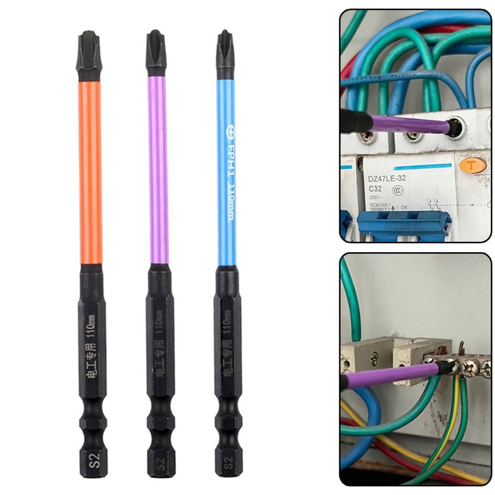 110 мм магнитная специальная крестовая отвертка с шлицем для электрика PH1 PH2 PH3