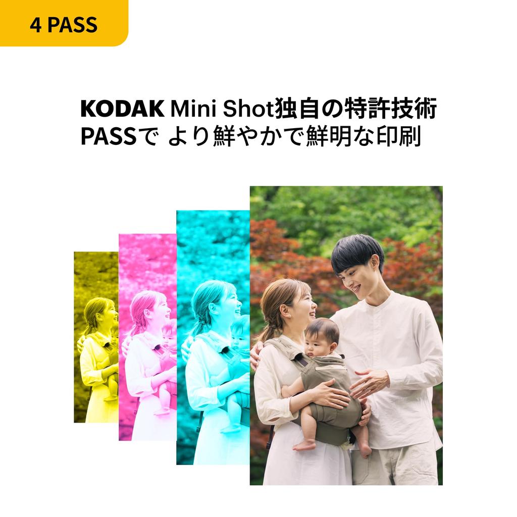 Kodak Dock Plus 4-Pass Instant Printer (10x15cm) + 90-Sheet Bundle (10 Printer Units + 80 Sheets)
