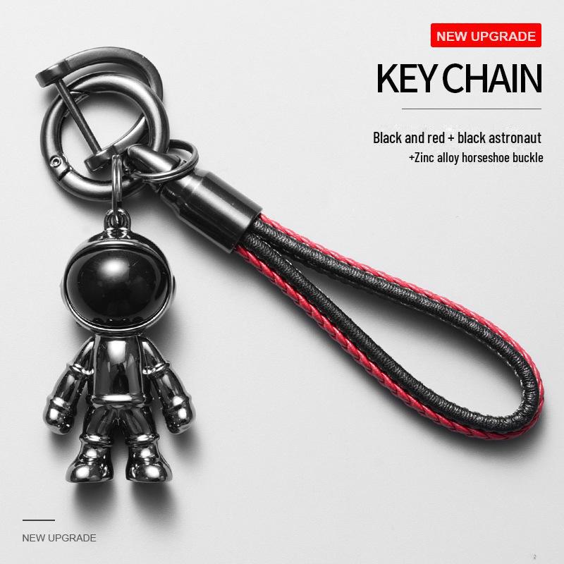 Кожаный браслет ручной работы, брелок для ключей в машину, подвеска для пар - модный брелок унисекс