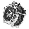 Motorcycles Turbine Air Cleaner Intake Filter Chrome For Harley Sportster XL Touring Softail Dyna EVO & Twin Cam Fatboy FXDLS
