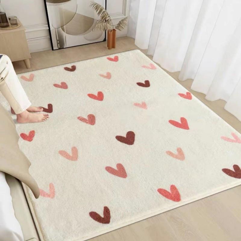 Ковер в современном минималистичном стиле в корейском стиле, декоративный ковер для спальни, большой ковер для гостиной, мягкое украшение для дома