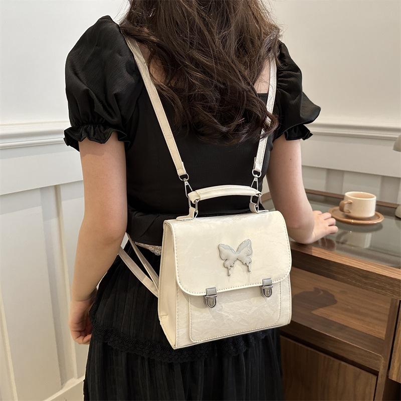 Новый весенне-летний модный рюкзак для женщин с бабочкой, ручная дорожная сумка, многофункциональный женский студенческий рюкзак, сумка на плечо