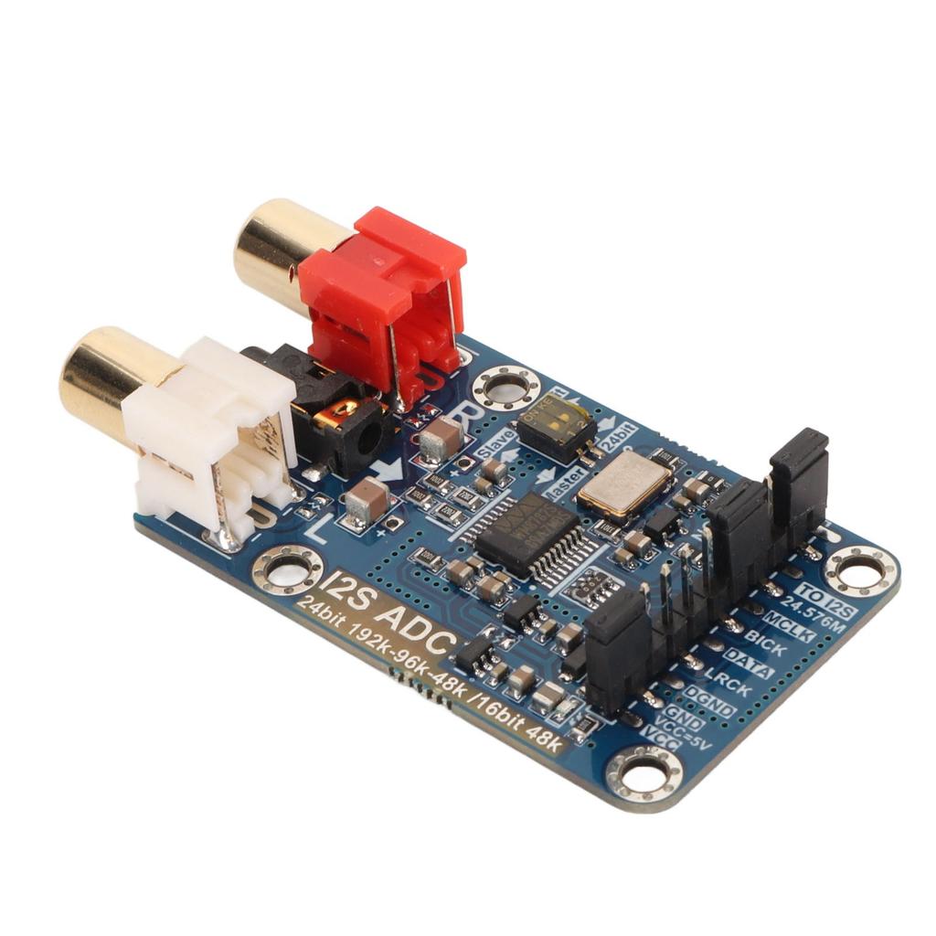 Модуль захвата аудио I2S ADC Карта захвата I2S Режим Master/Slave Плата разработки Цифровой звук без потерь Декодер I2S ADC