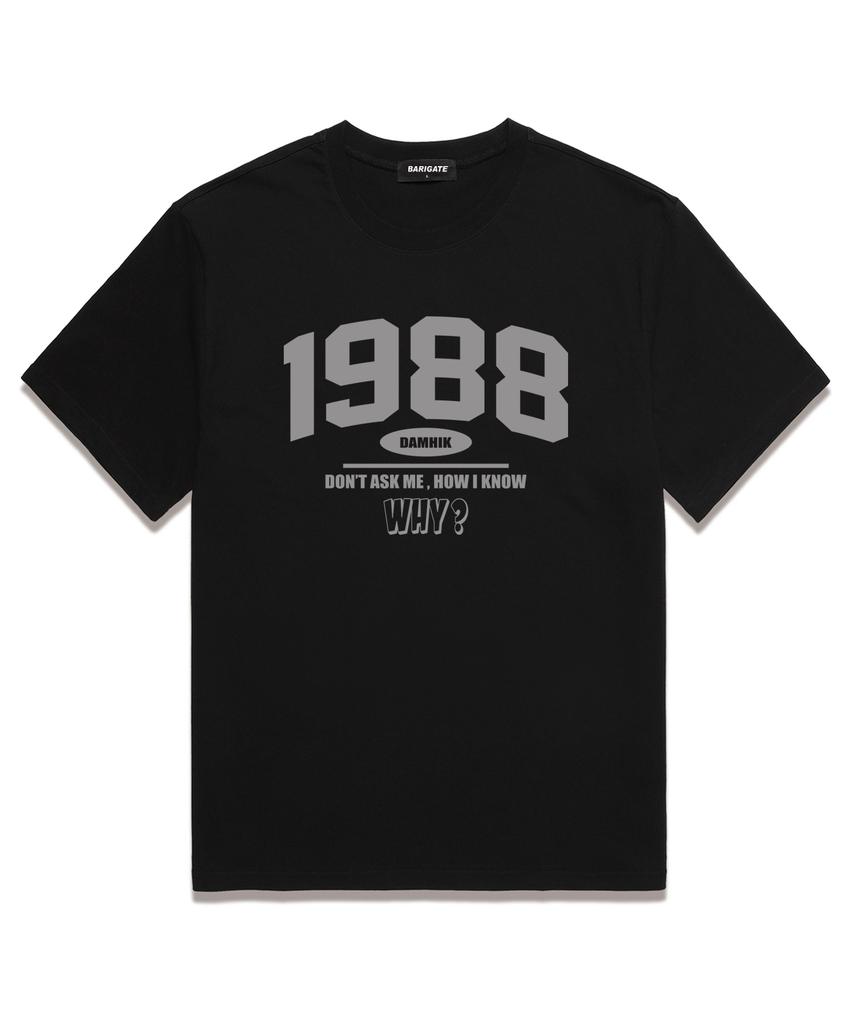 Baligeiteu [2 шт.] 1988 Why Футболка оверсайз с коротким рукавом (Bs024S) (Тип)