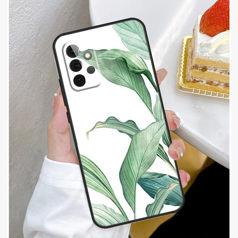 Чехол 'Тропические листья' для Samsung Galaxy A15 A25 A35 A55 A51 A71 A12 A32 A52 A13 A33 A53 A14 A34 A54