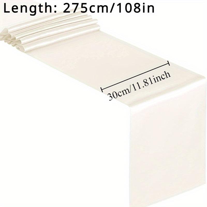 1 Pc Satin Table Runner Wedding Banquet Party Supply Christmas Table Cloth Home Modern Coffee Dining Luxury Table Decoration