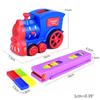 Electric Train Dominos Block Toy Learning Tiles Game Disassembled Interactive Educational Stacking Toy Funny Baby Gift