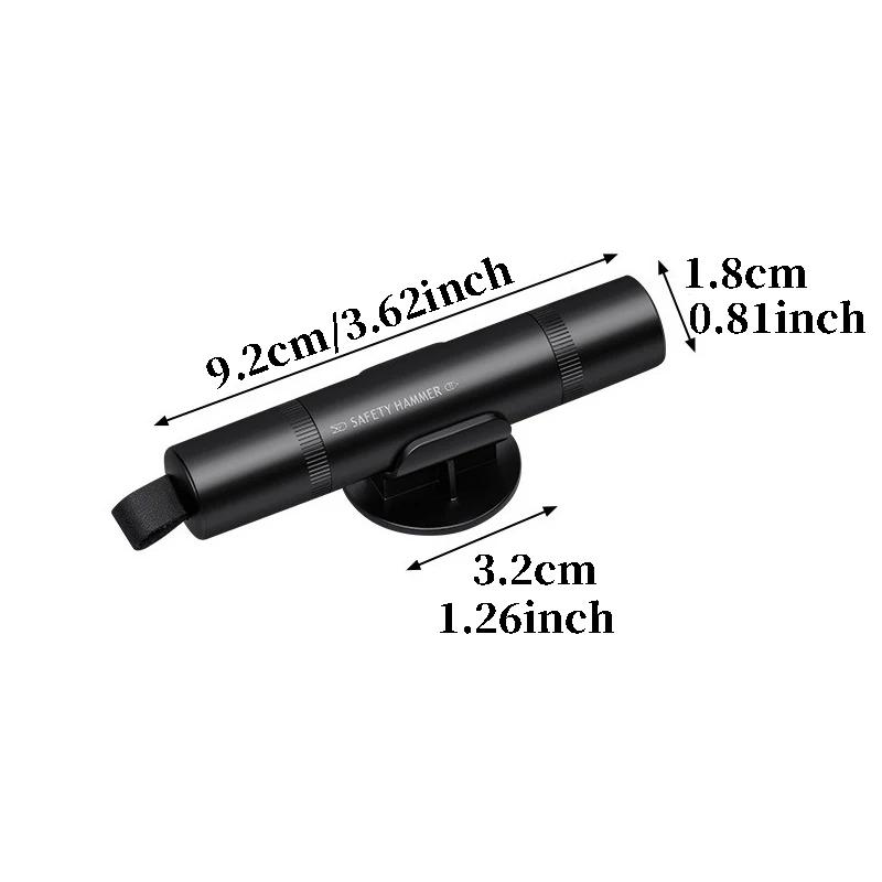Молоток безопасности 2 в 1 для автомобиля, аварийный стеклобой, резак для ремня безопасности, высокая твердость, вольфрамовая сталь, инструмент для спасения, автоаксессуары