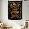 Виски Jack Daniel'S Tennessee Вневременная Классика Гобелен Настенный Модный Принт Ткань Фона Ткань Атмосферного Фона Декор Дома