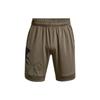 Solid Color Large Logo Print Sports Training Breathable Casual Shorts Men Bottoms Green 1370394-361